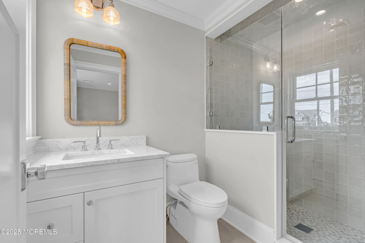 Bathroom, Glass Shower, Interior