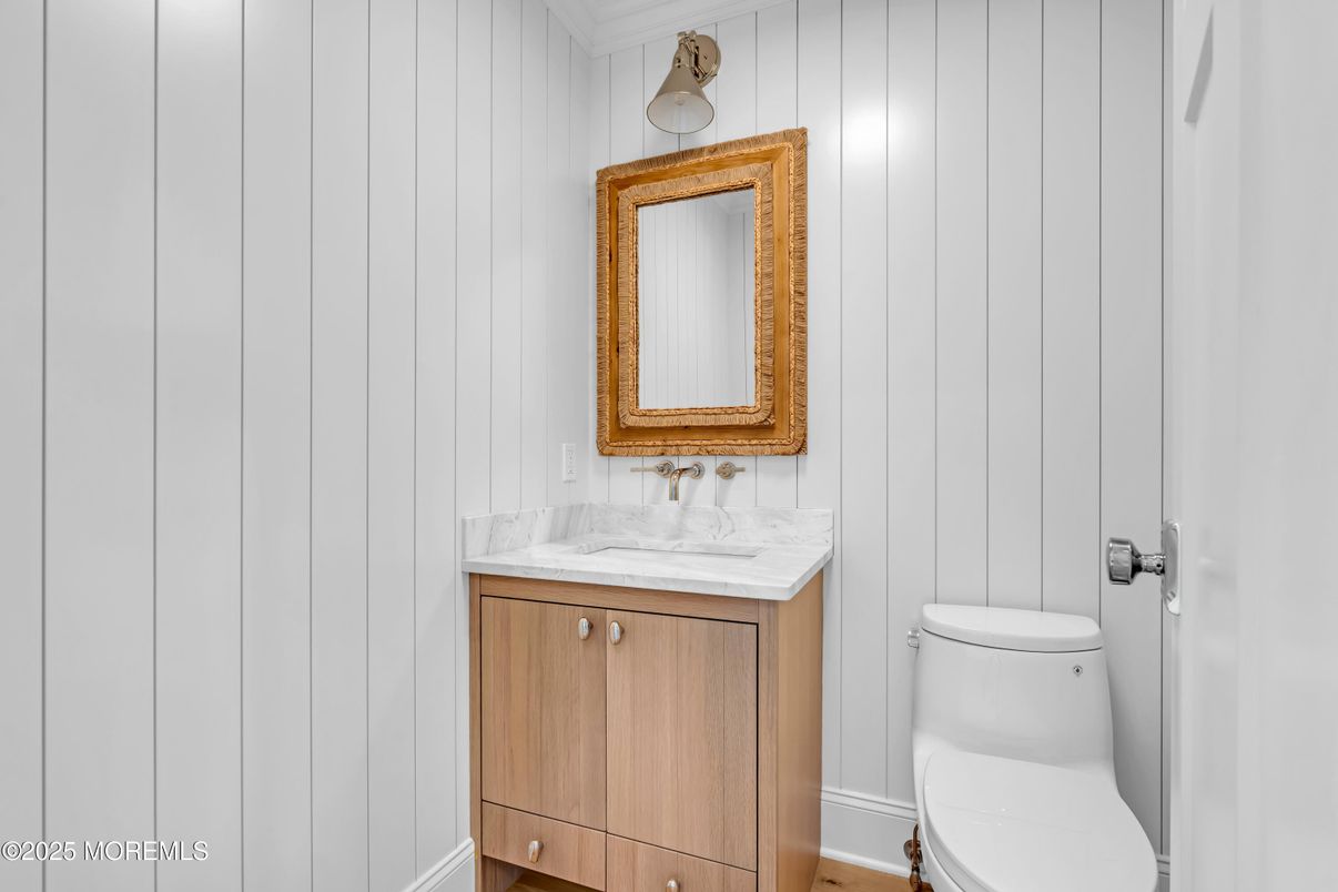 Bathroom, Interior, Wood Texture Flooring, Wooden Walls