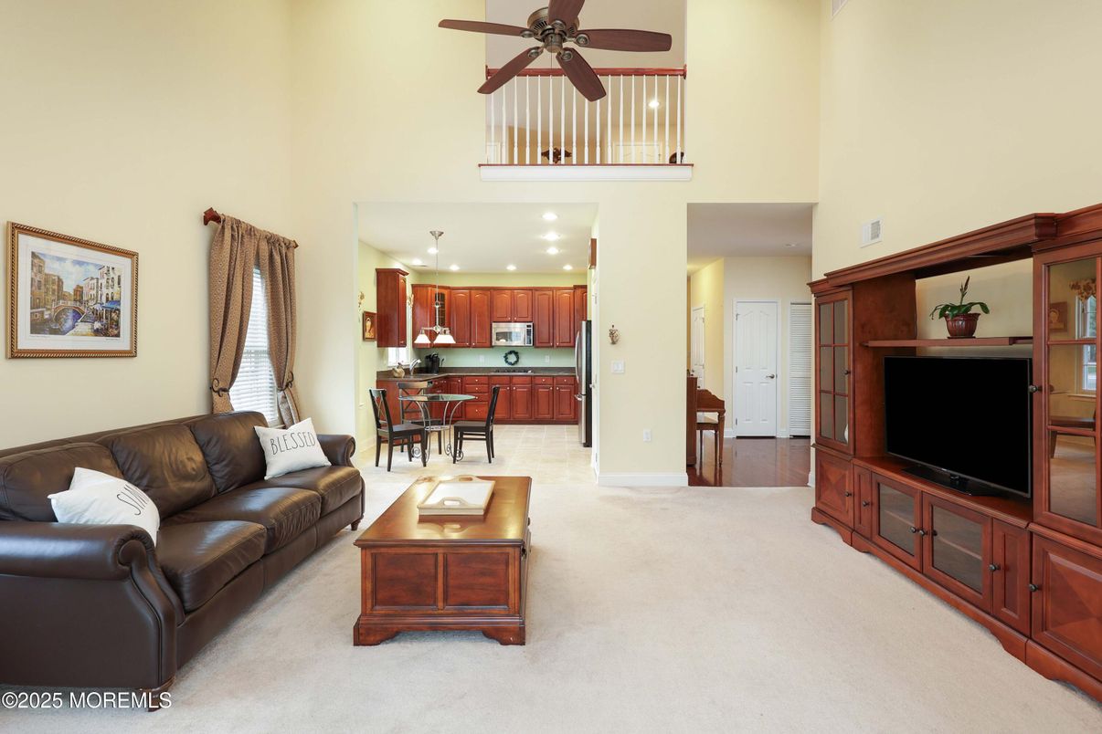 Dining room, Interior, Kitchen, Living room, Recessed Lighting