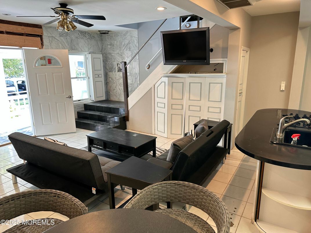 Interior, Living room, Recessed Lighting