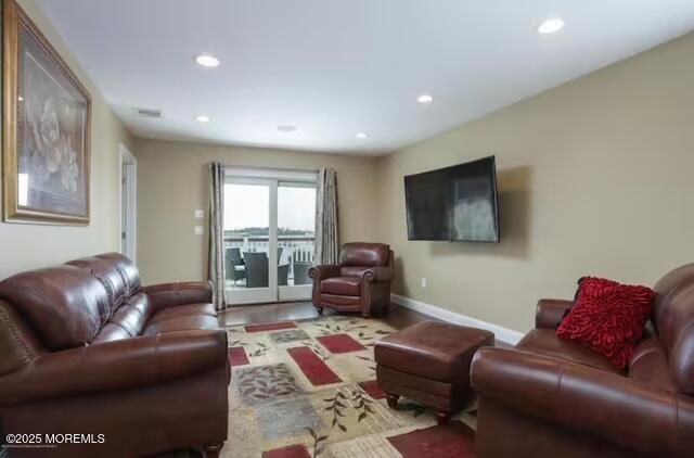 Interior, Living room, Recessed Lighting