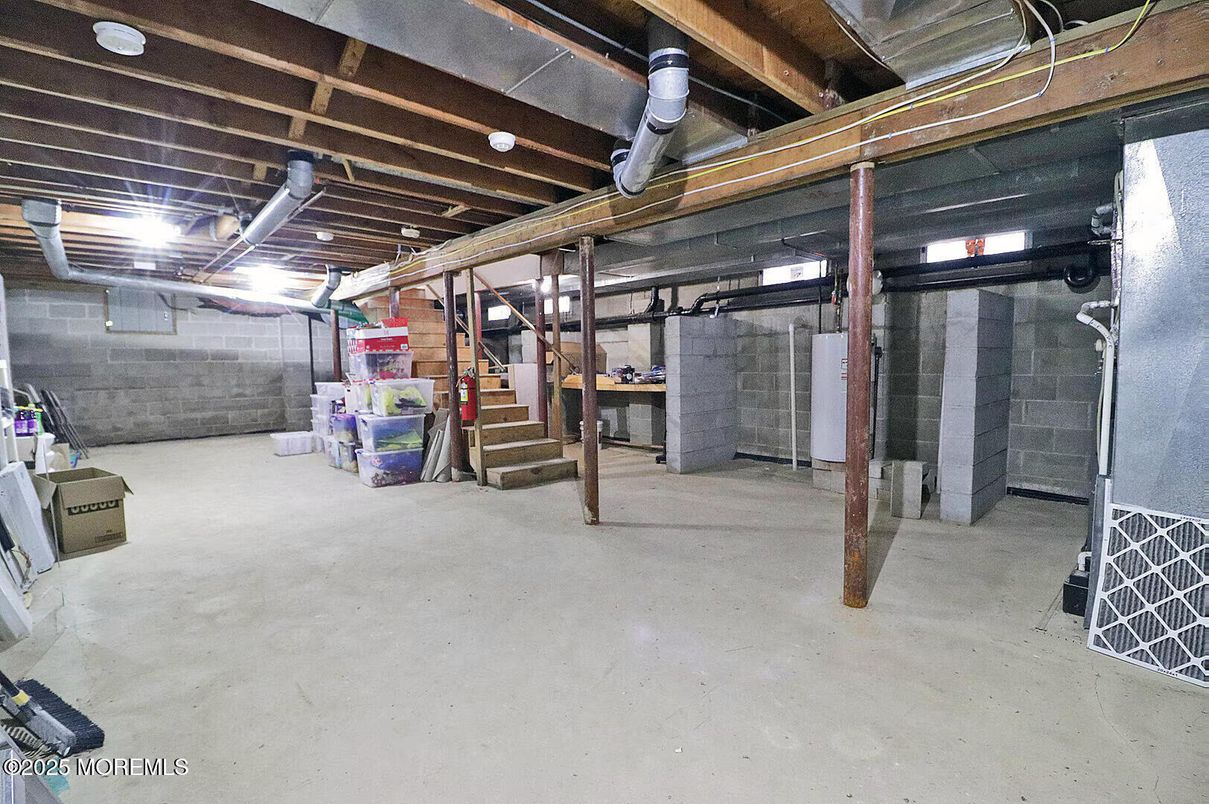 Interior, Stone Walls, Wooden Beams