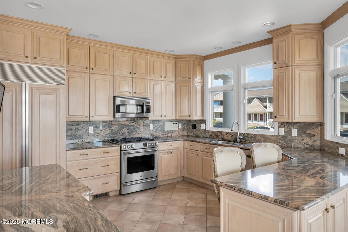 Interior, Kitchen, Recessed Lighting, Stainless Steel Appliances