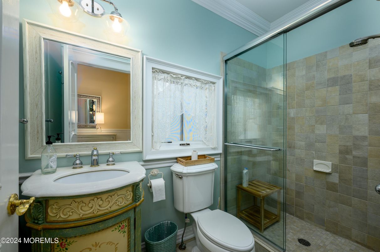 Bathroom, Glass Shower, Interior