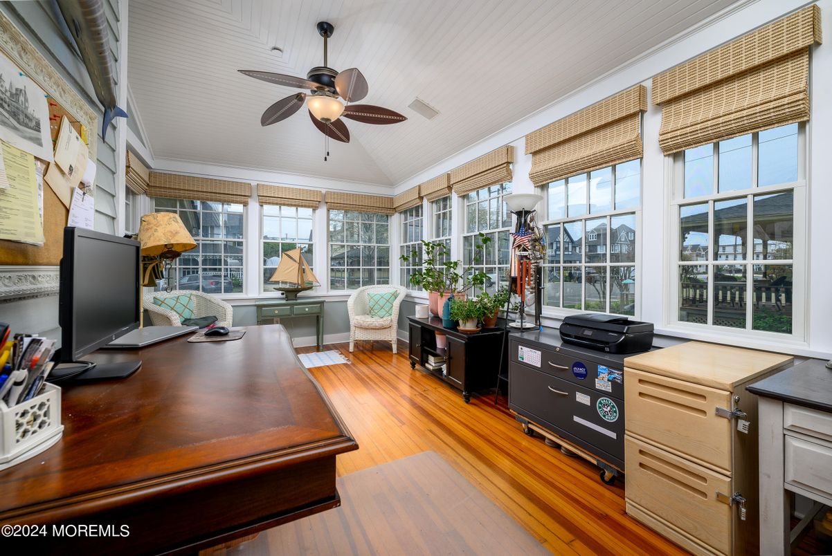 Home Office, Interior, Wood Texture Flooring
