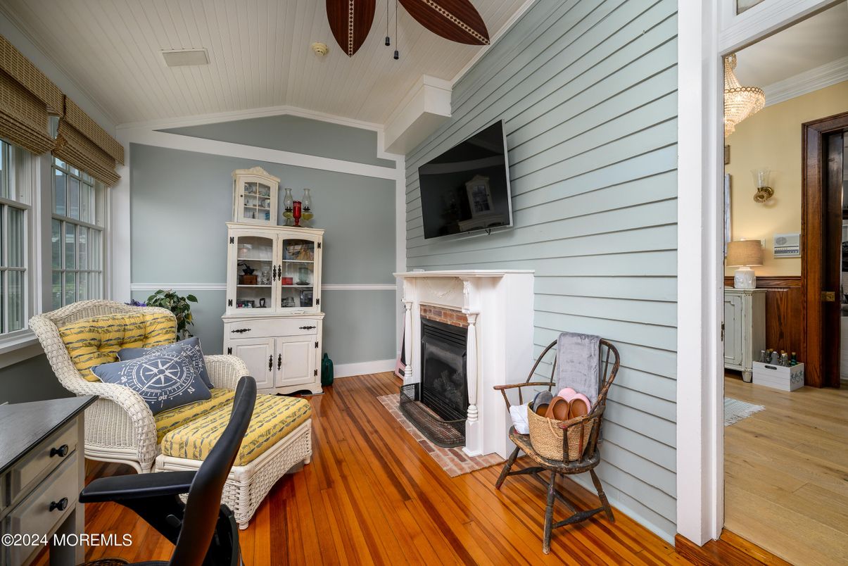 Fireplace, Interior, Wood Texture Flooring
