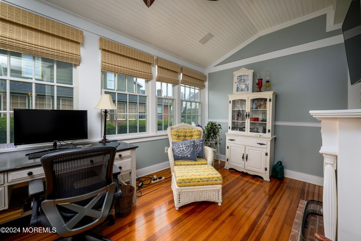 Home Office, Interior, Wood Texture Flooring