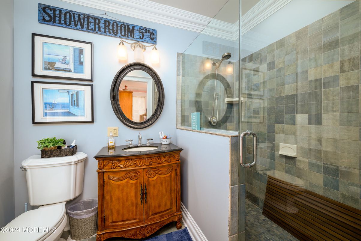 Bathroom, Glass Shower, Interior