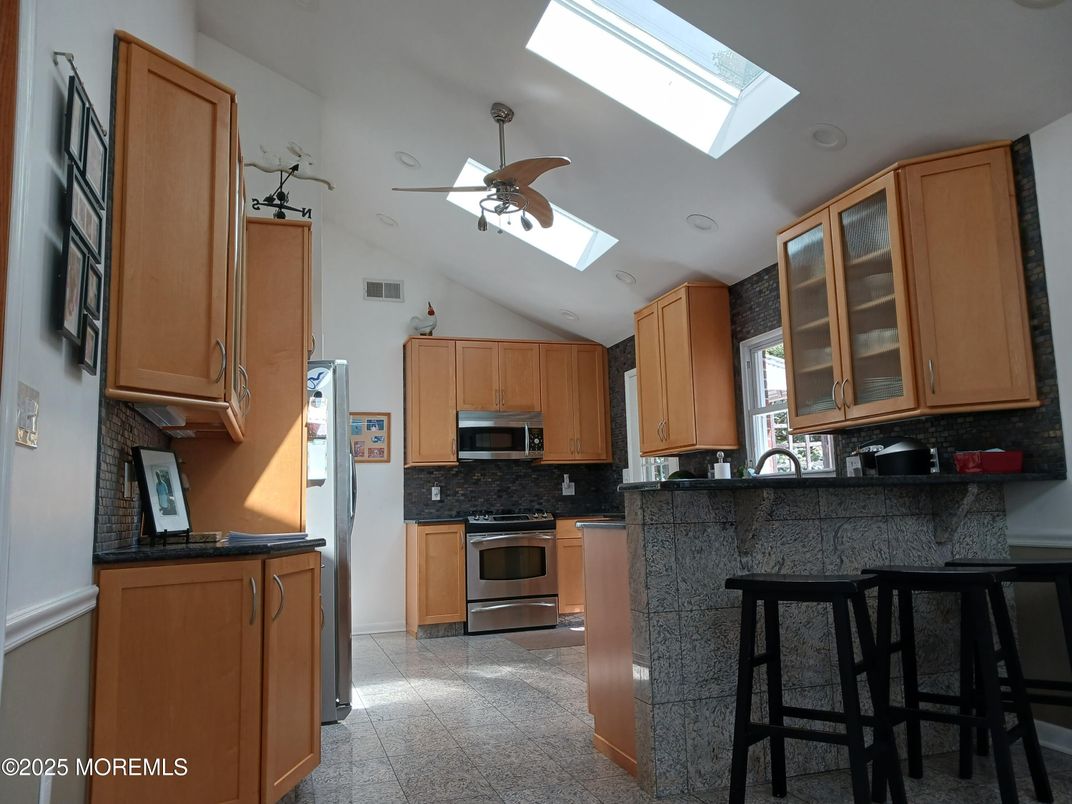 Interior, Kitchen, Recessed Lighting, Stainless Steel Appliances