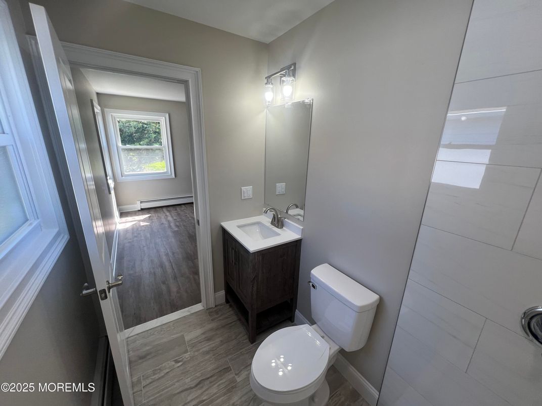 Bathroom, Interior, Wood Texture Flooring
