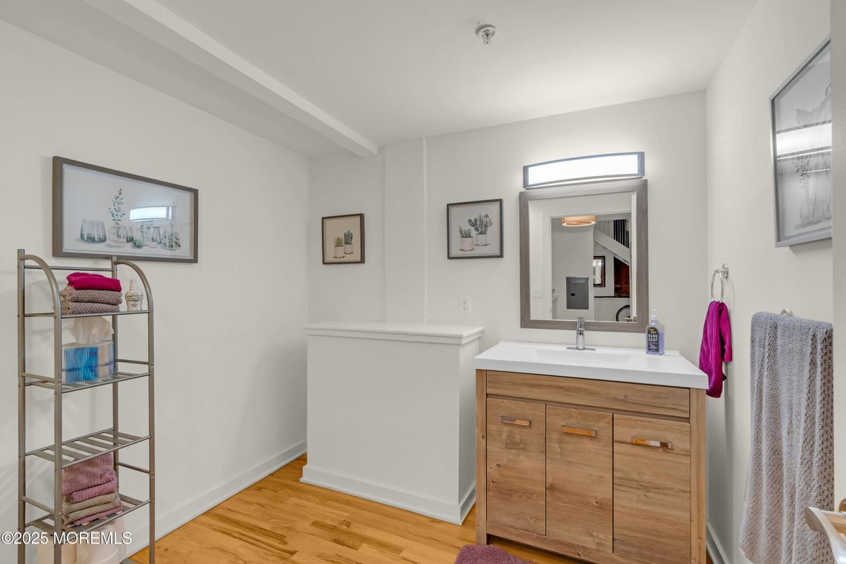Bathroom, Interior, Wood Texture Flooring