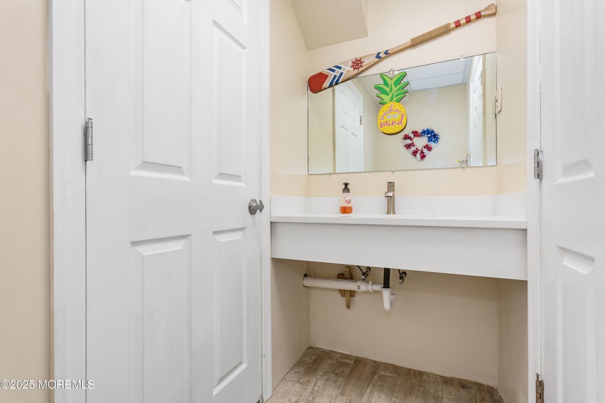 Bathroom, Interior, Wood Texture Flooring