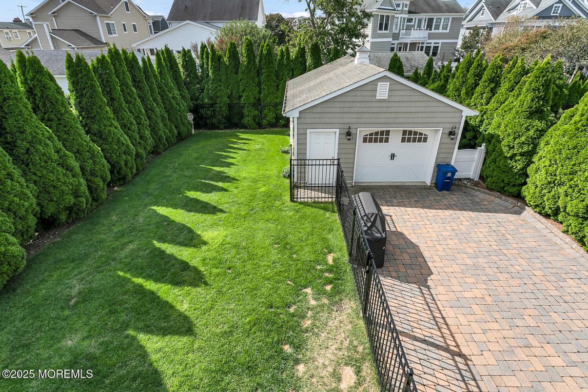 Backyard, Detached Garage, Exterior