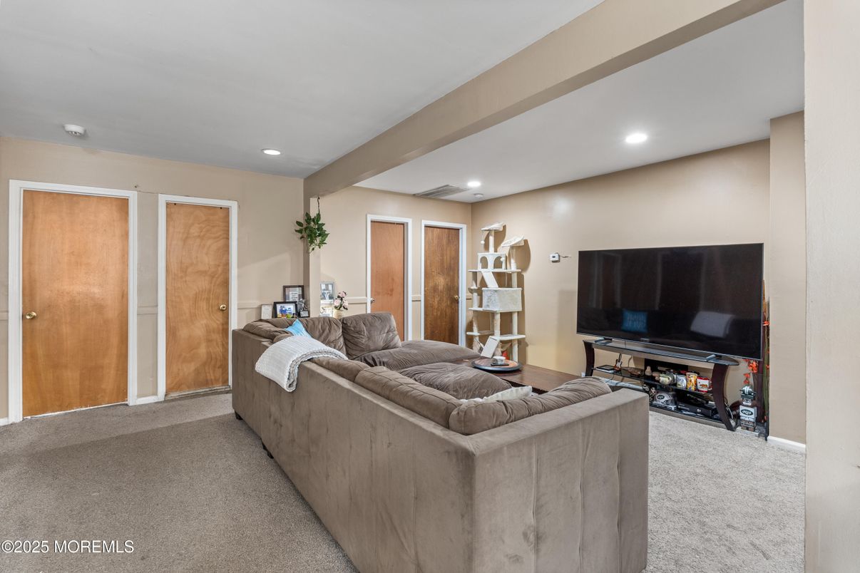 Interior, Living room, Recessed Lighting