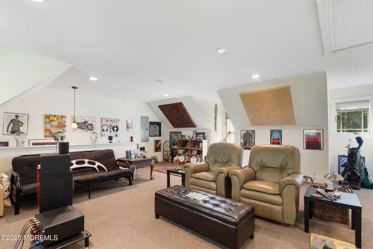 Interior, Living room, Recessed Lighting
