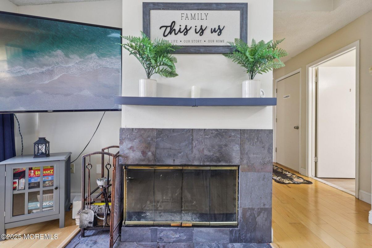 Fireplace, Interior, Wood Texture Flooring