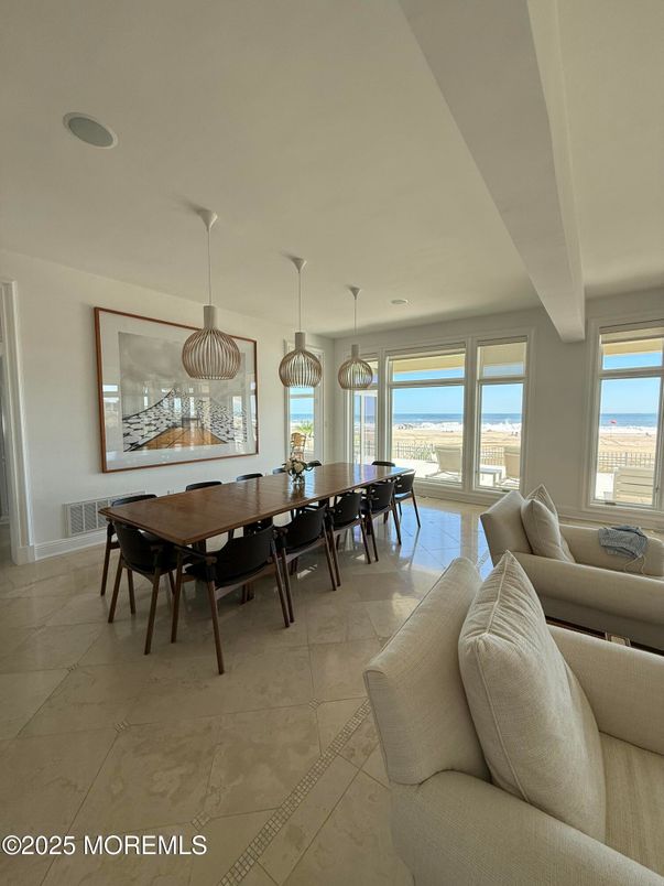 Dining room, Interior, Living room, Pendant Lights, Water