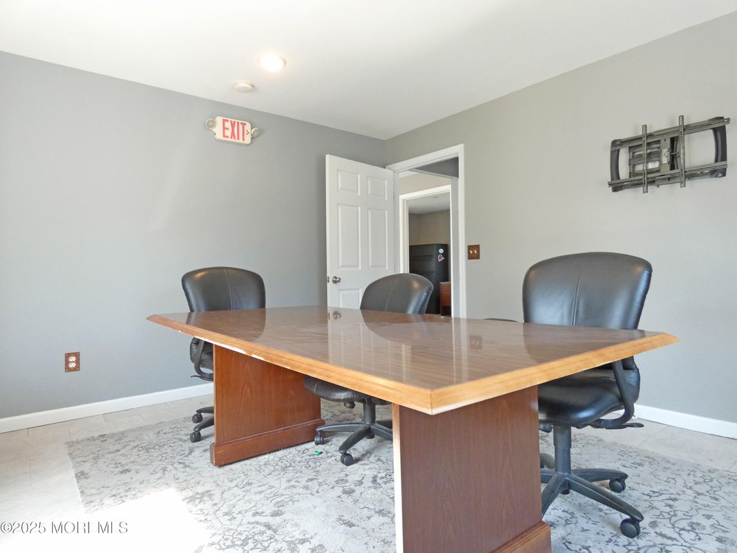Home Office, Interior, Marble, Recessed Lighting