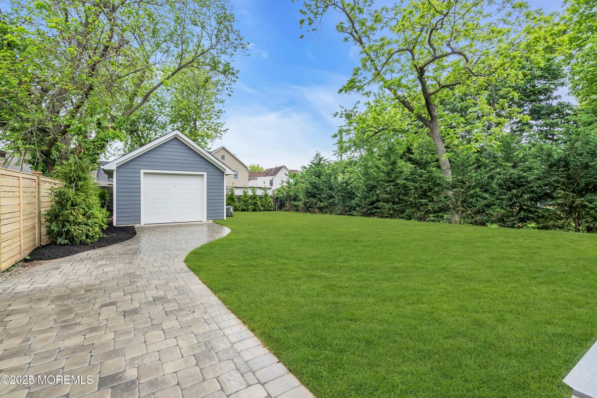 Backyard, Detached Garage, Exterior