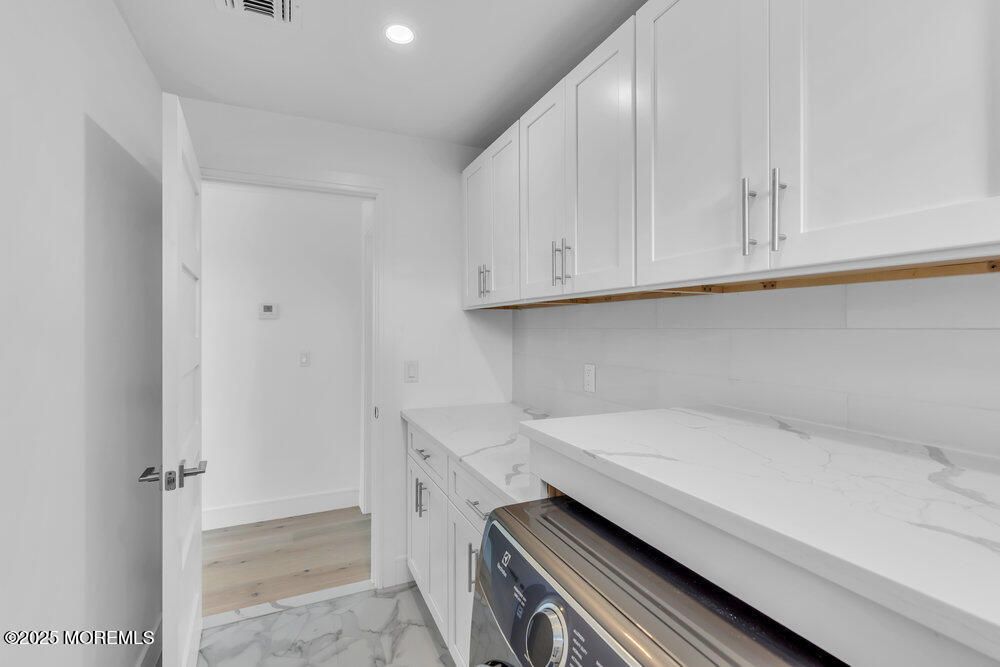 Interior, Marble, Recessed Lighting, Wood Texture Flooring