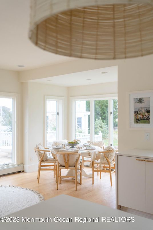 Dining room, Interior, Wood Texture Flooring