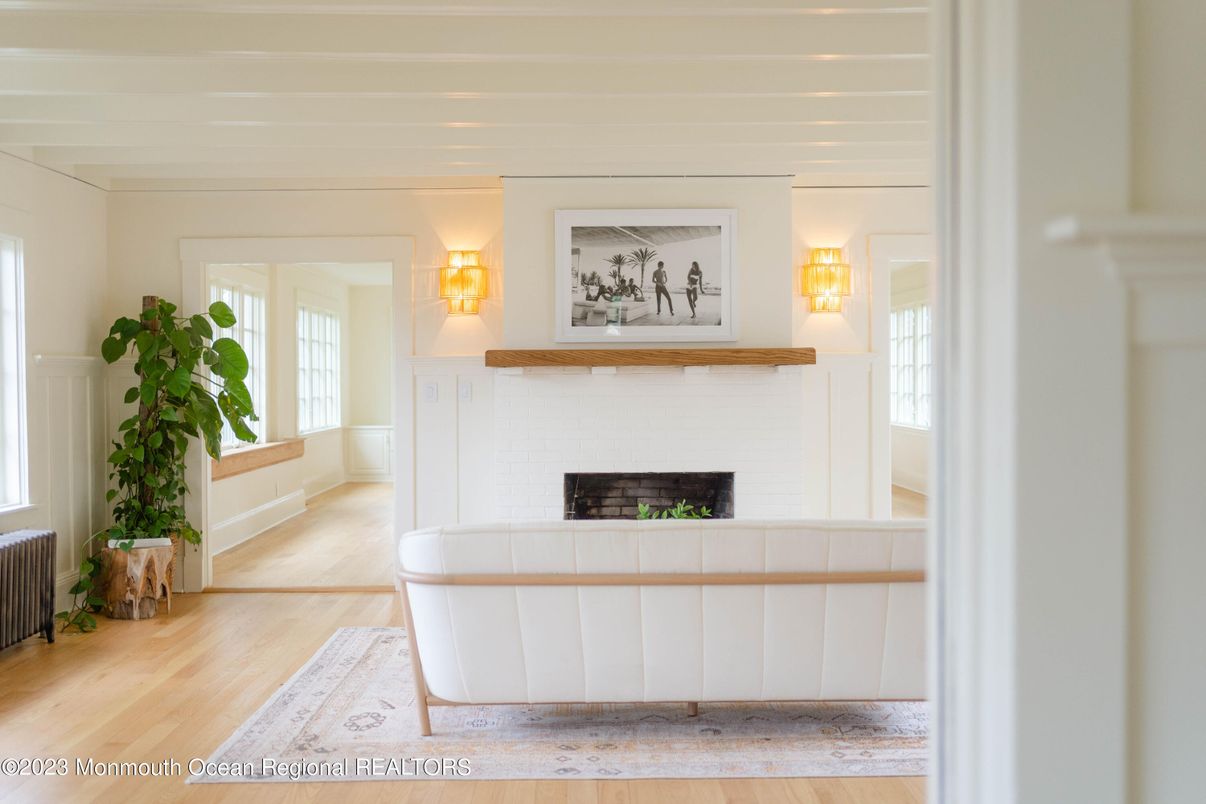 Fireplace, Interior, Wood Texture Flooring
