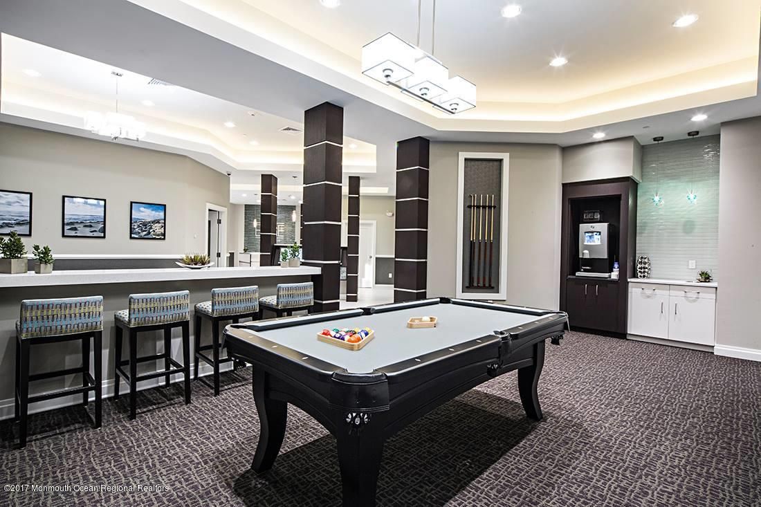 Billiard Table, Game Room, Interior, Pendant Lights, Recessed Lighting