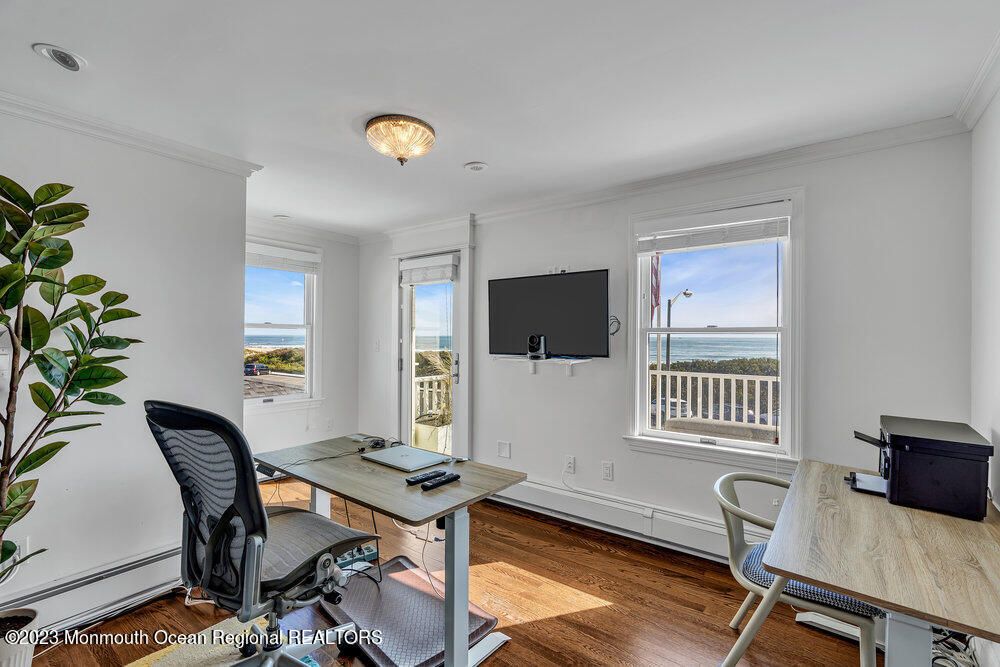 Home Office, Interior, Water, Wood Texture Flooring