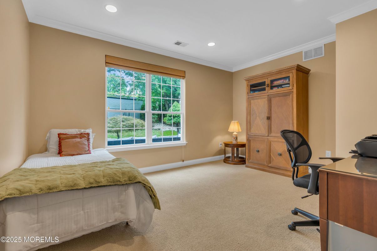 Bedroom, Home Office, Interior, Recessed Lighting