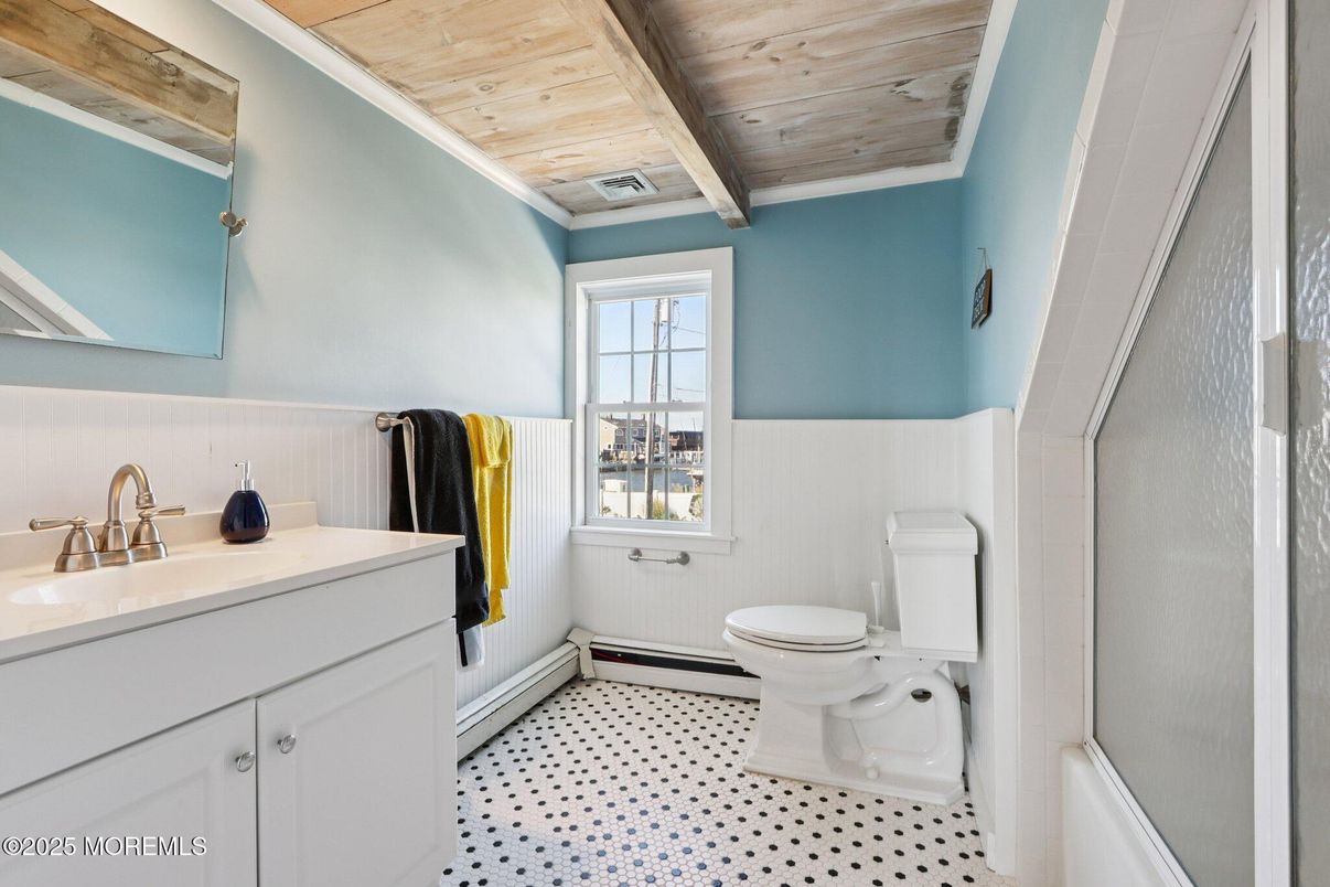 Bathroom, Interior, Wooden Ceilings