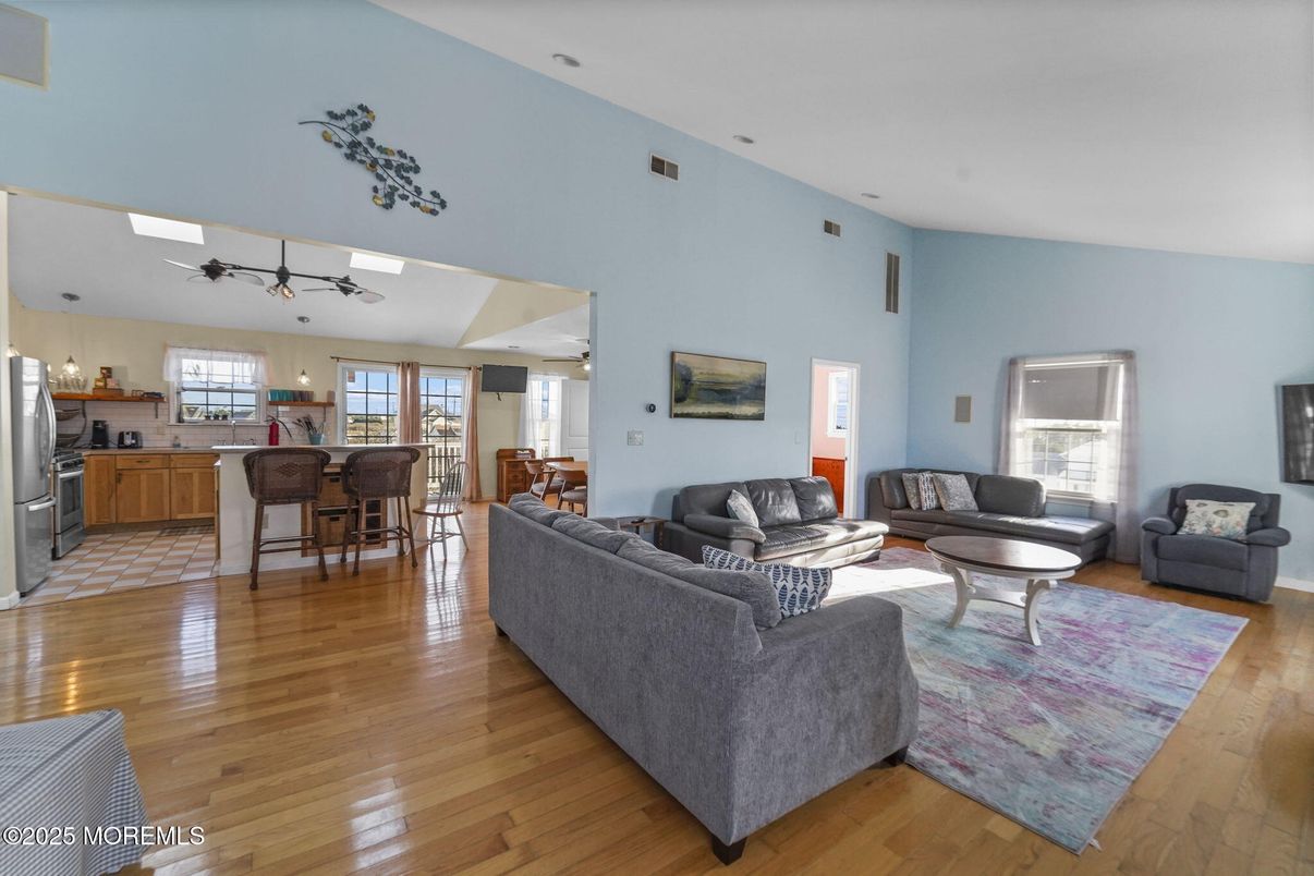 Interior, Kitchen, Living room, Wood Texture Flooring