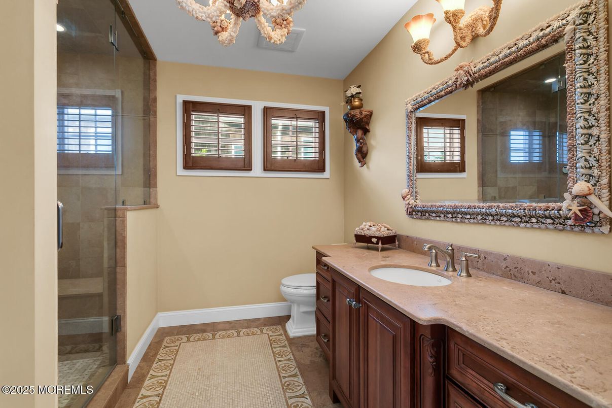 Bathroom, Glass Shower, Interior