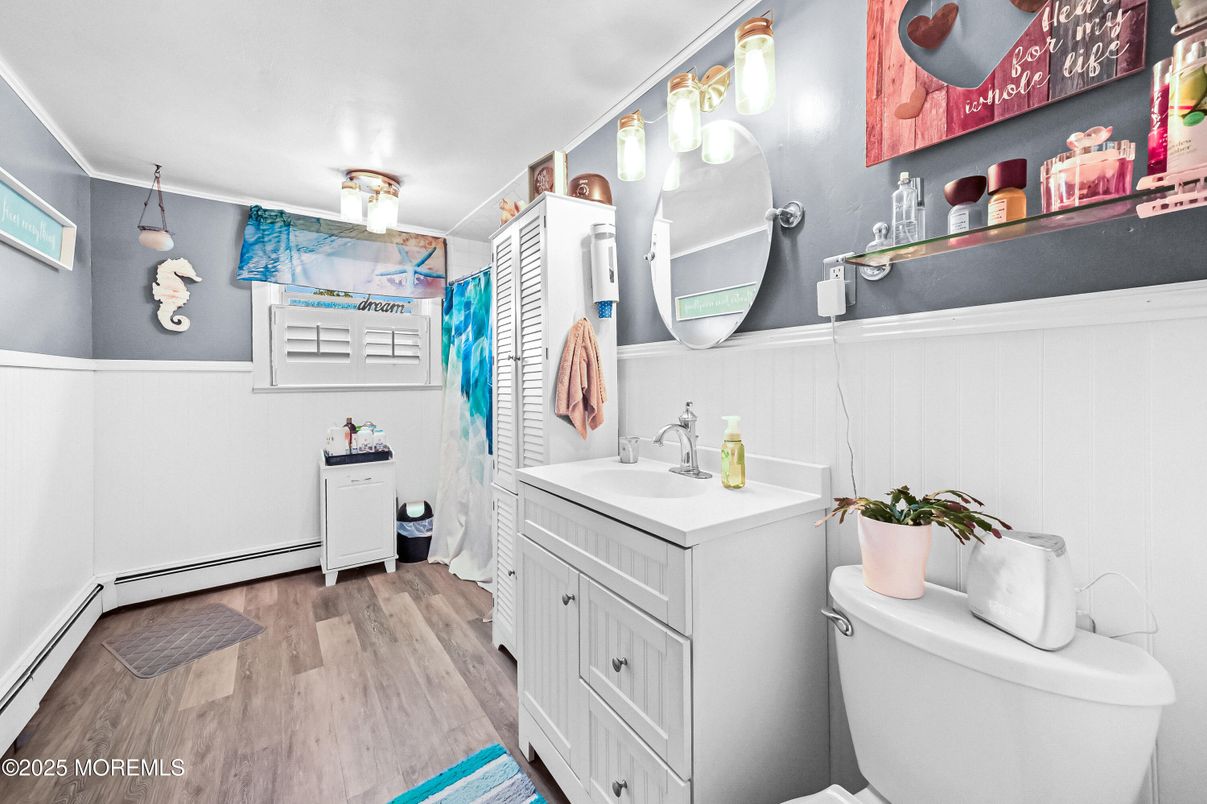 Bathroom, Interior, Wood Texture Flooring