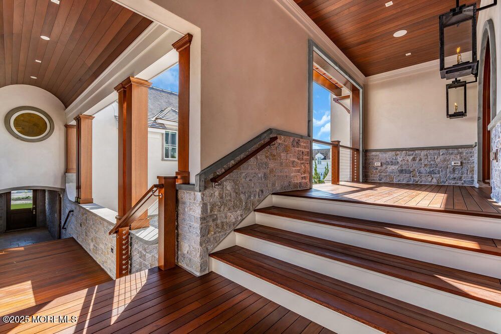 Fireplace, Interior, Recessed Lighting, Wooden Ceilings, Wood Texture Flooring