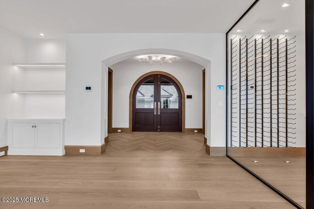 Interior, Recessed Lighting, Wine Storage, Wood Texture Flooring