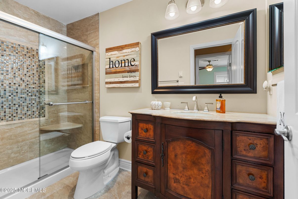 Bathroom, Glass Shower, Interior
