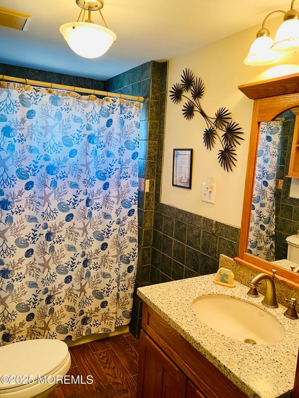Bathroom, Interior, Wood Texture Flooring