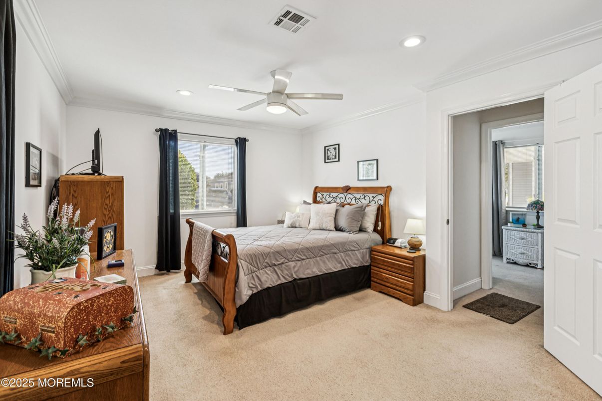 Bedroom, Interior, Recessed Lighting