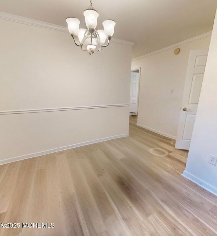 Chandelier, Empty room, Interior, Wood Texture Flooring