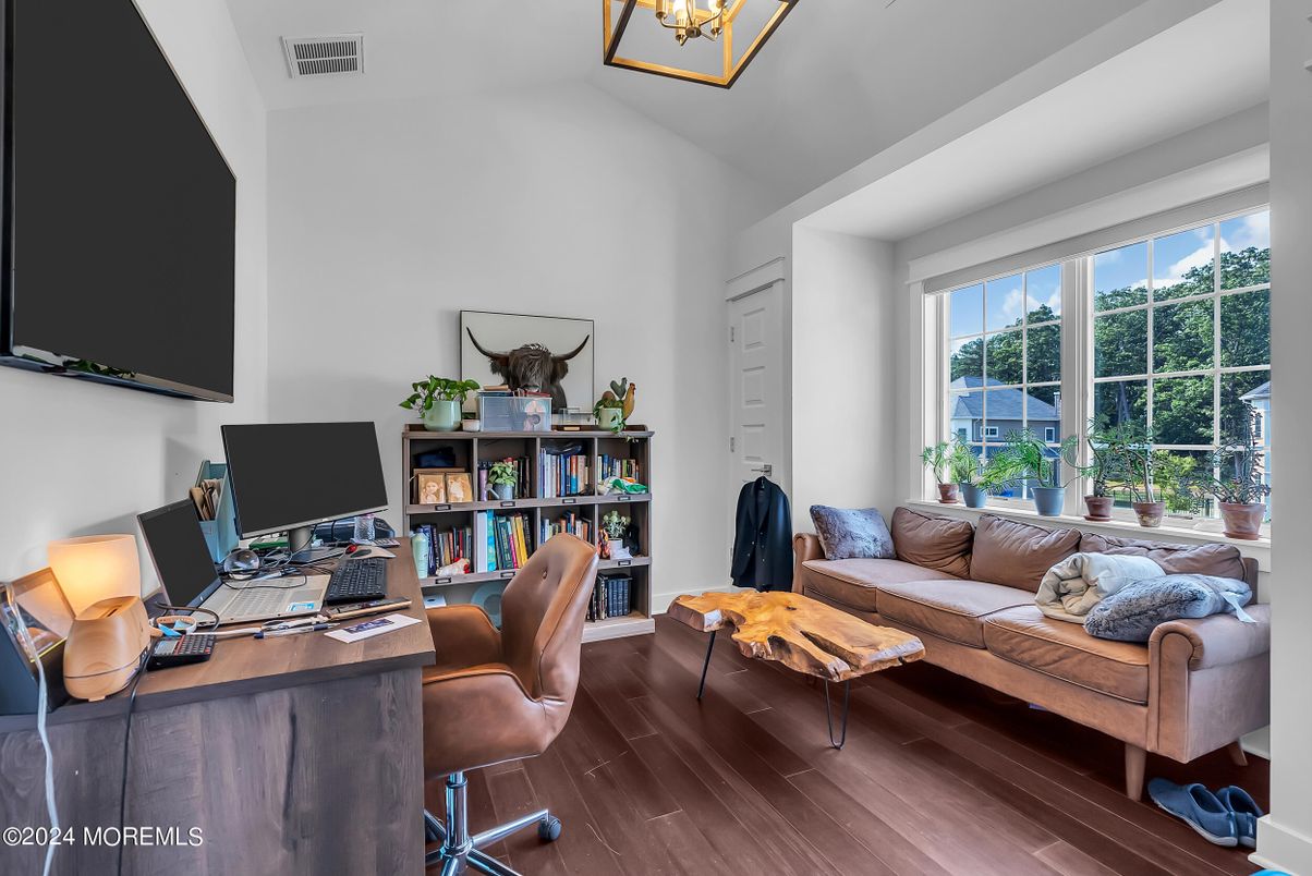 Home Office, Interior, Wood Texture Flooring
