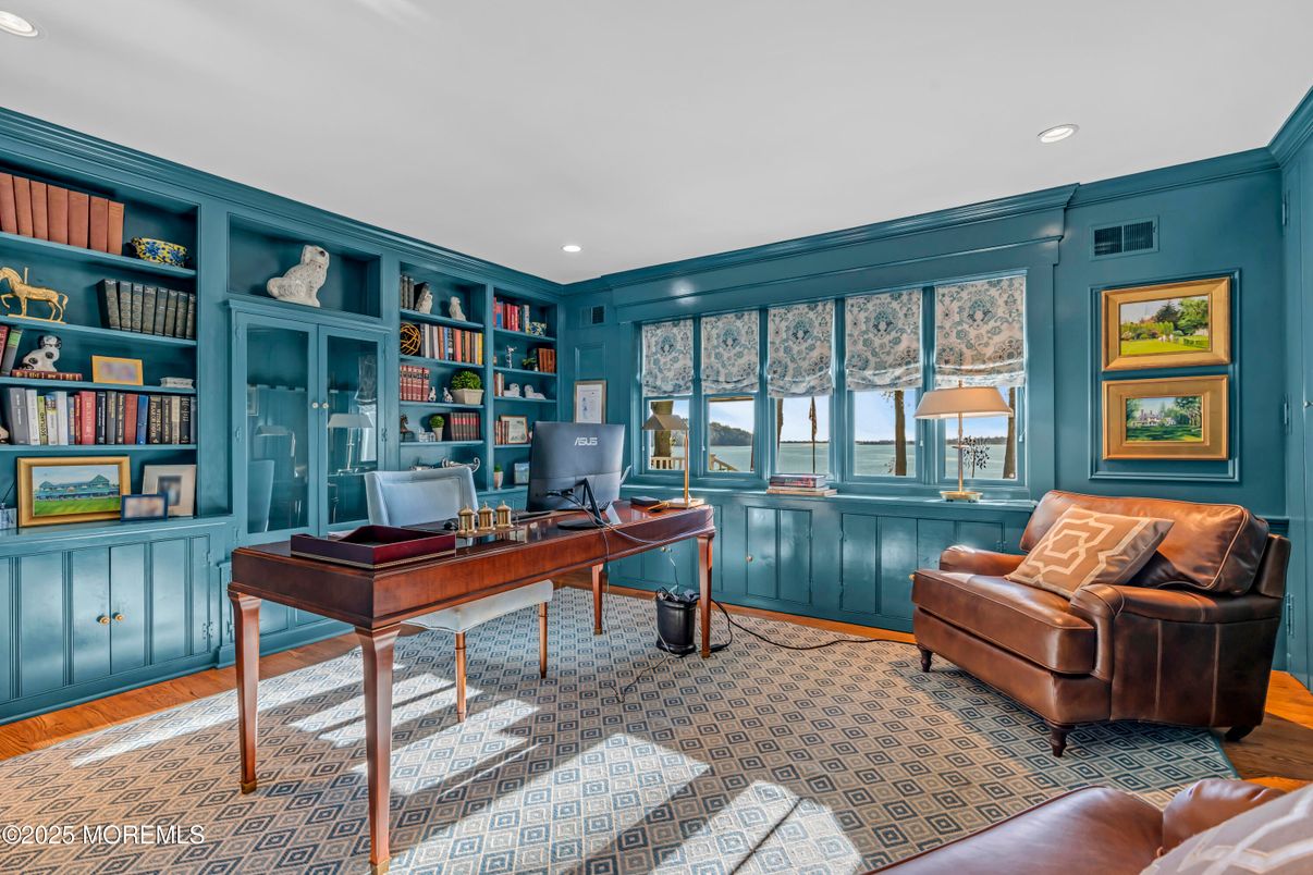 Home Office, Interior, Recessed Lighting