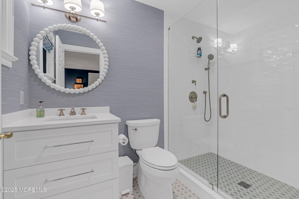 Bathroom, Glass Shower, Interior