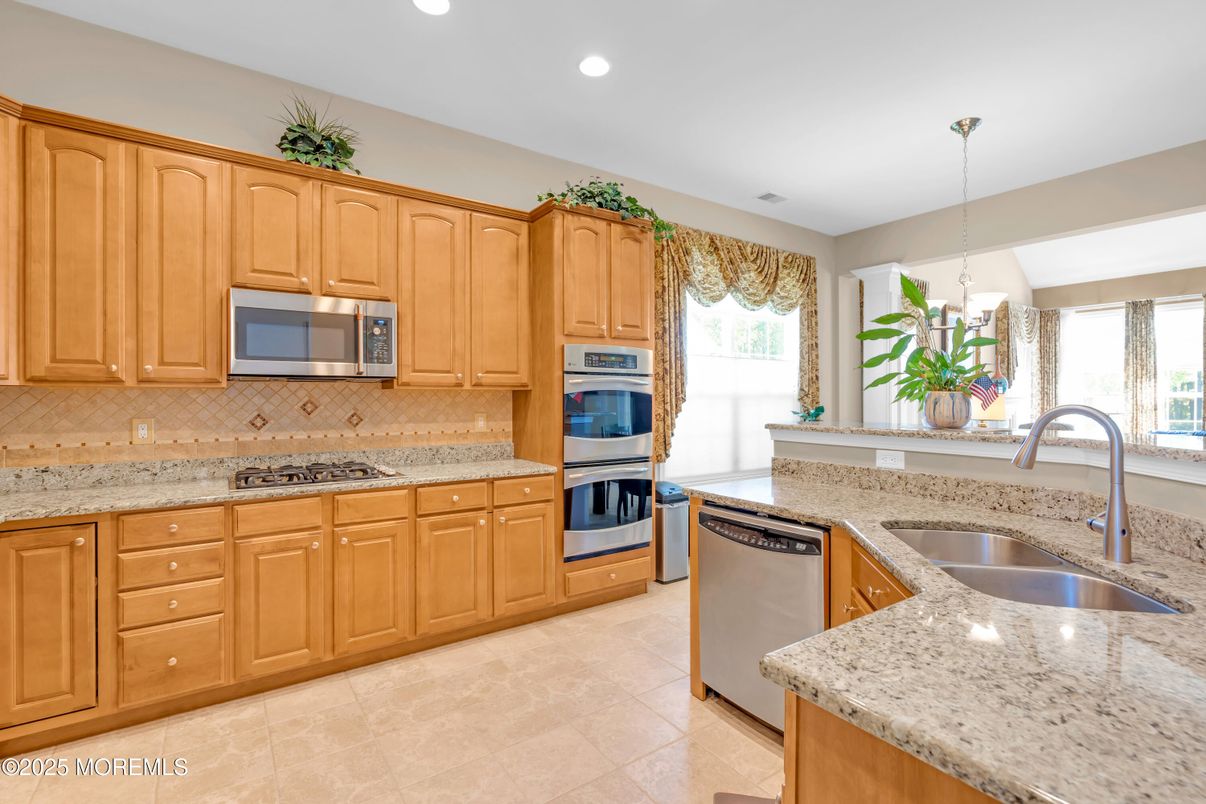 Interior, Kitchen, Recessed Lighting, Stainless Steel Appliances