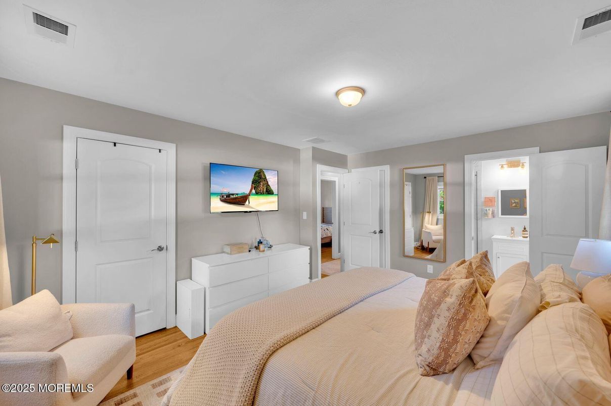 Bedroom, Interior, Wood Texture Flooring