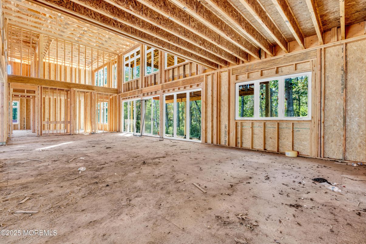 Empty room, Interior, Wooden Beams, Wooden Ceilings, Wooden Walls