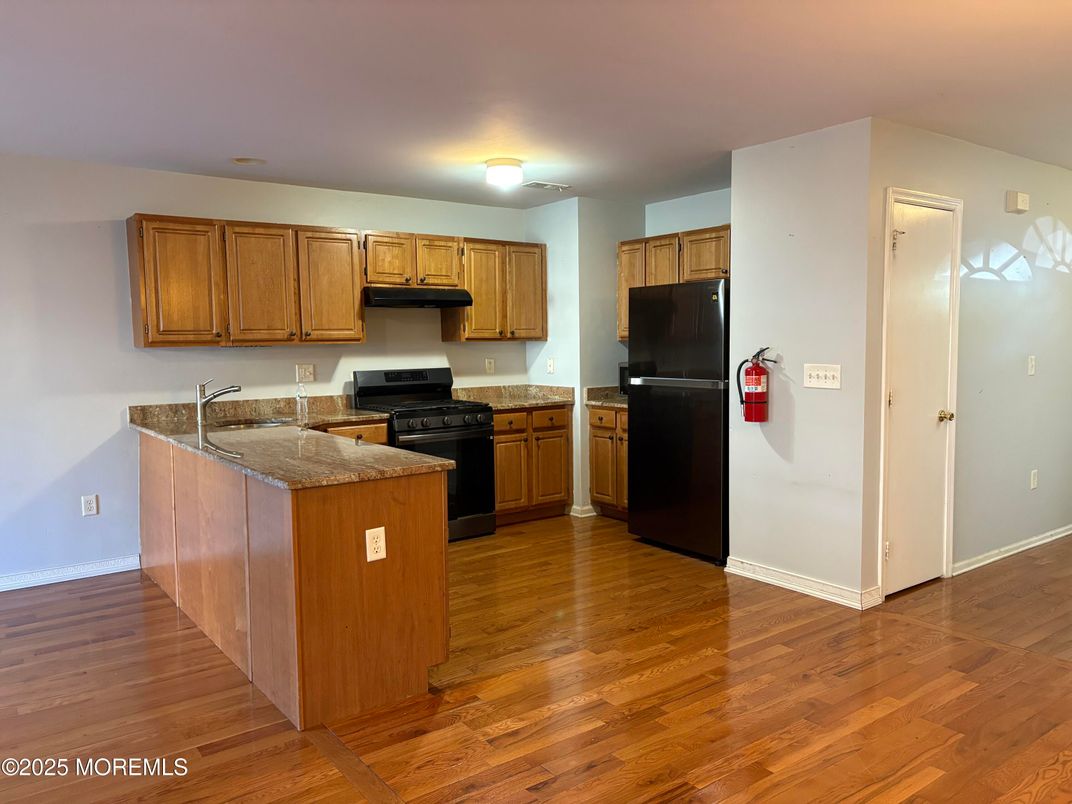 Interior, Kitchen, Wood Texture Flooring