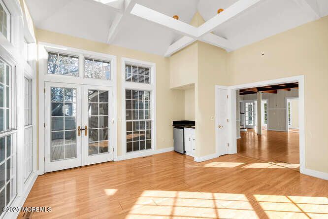 Empty room, Interior, Wood Texture Flooring