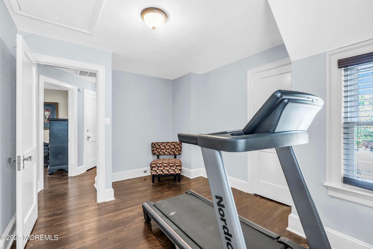 Fitness Equipment, Interior, Wood Texture Flooring