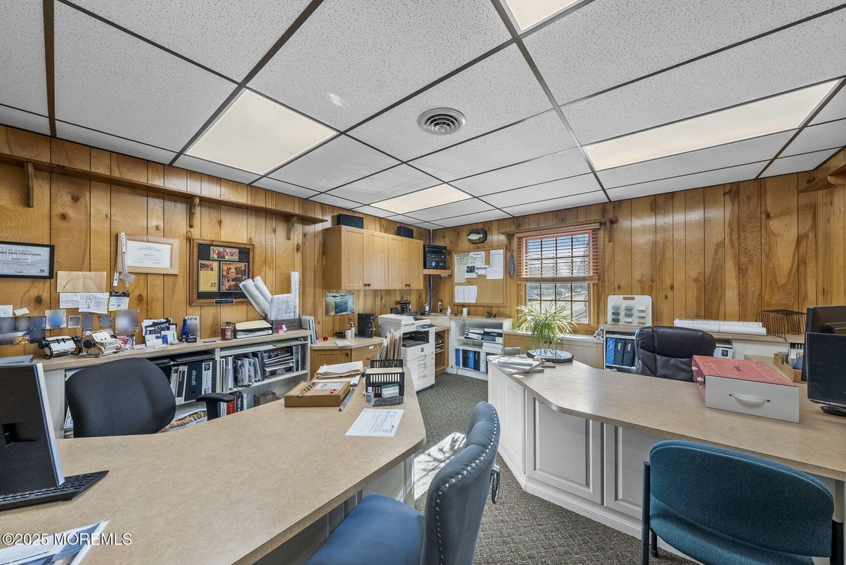 Home Office, Interior, Wooden Walls