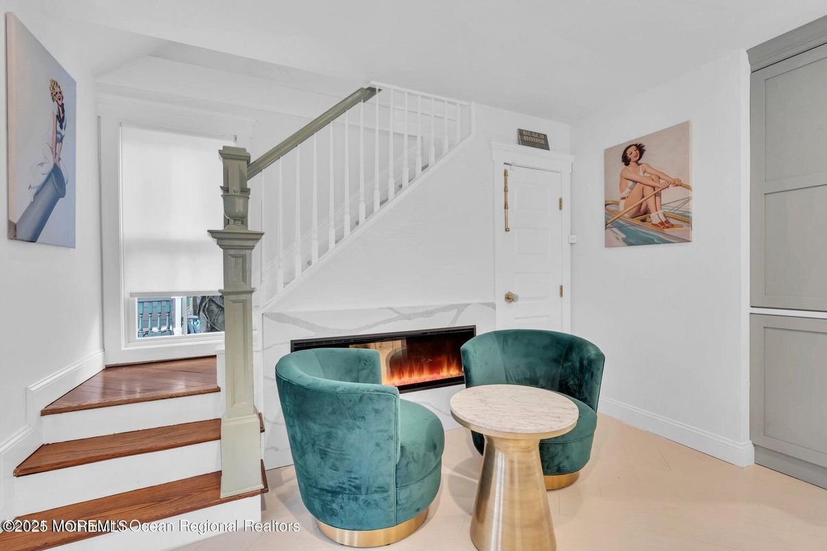 Fireplace, Interior, Wood Texture Flooring